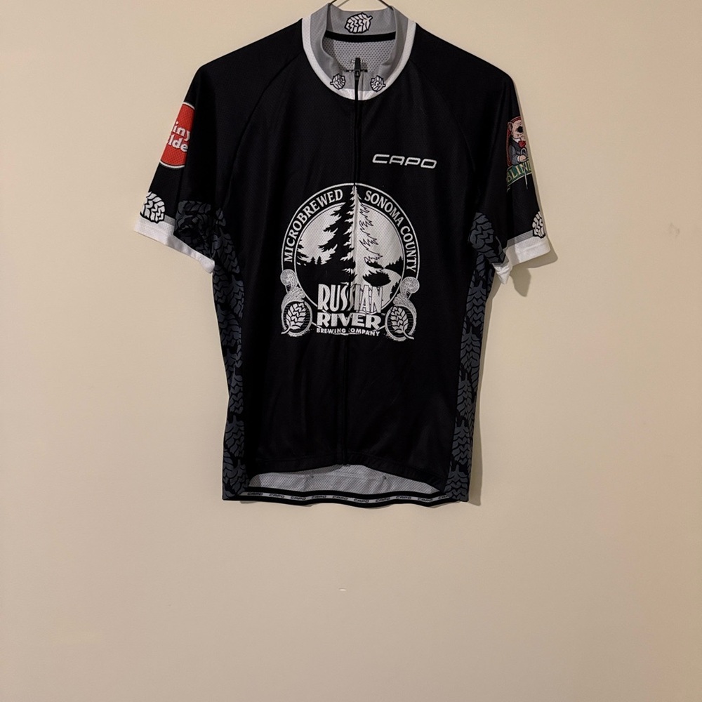 Black Cycling Jersey